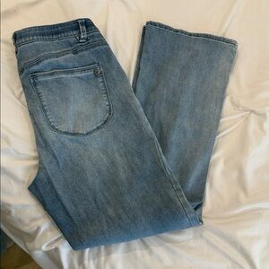 Democracy Light Blue Flare Jeans “Ab” Solution 12P
